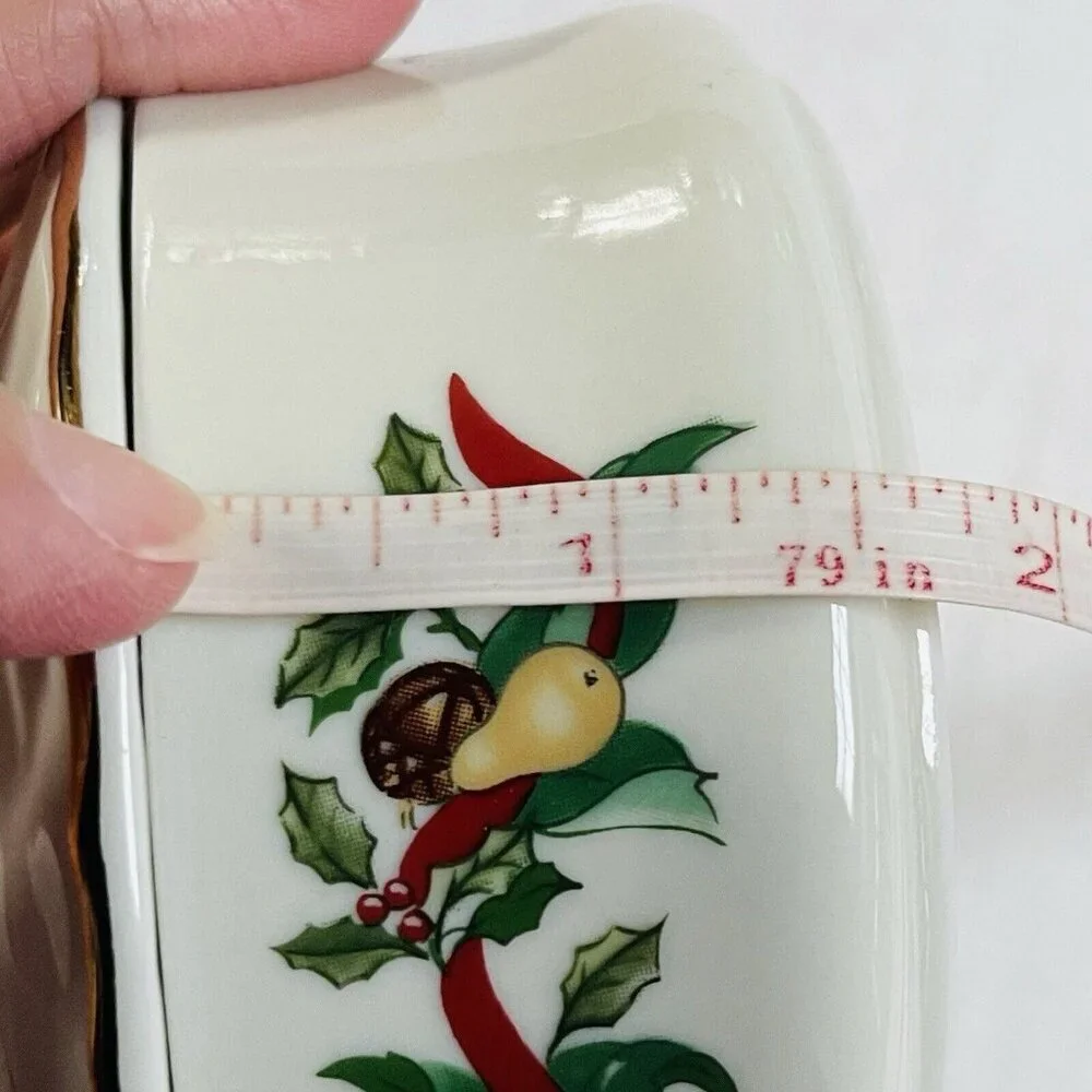Heritage House Melodies Fine Porcelain Music Trinket Box Silent Night Gift Decor